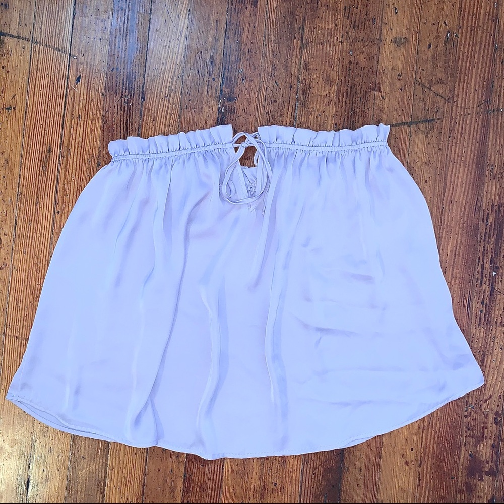 Silk tube top